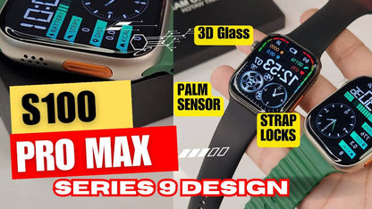 S100 Ultra Smart Watch with 4 Straps